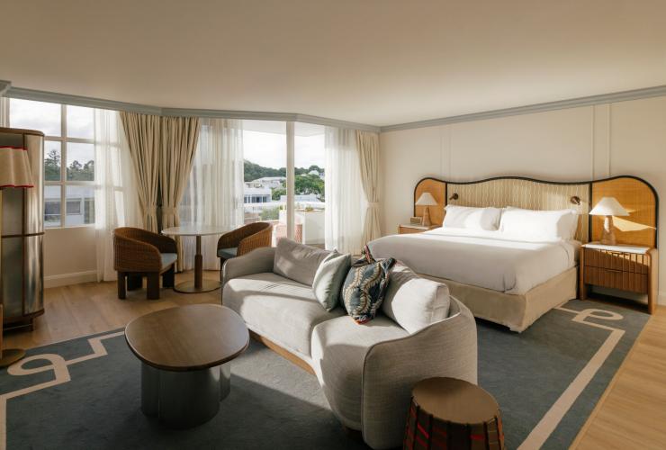 The interior of the Junior suite at Elysium Noosa, Noosa, Queensland © Elysium Noosa