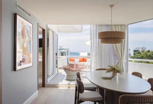 The view over the ocean from the Prestige Suite on the Elysium floor, Elysium Noosa, Noosa, Queensland © Elysium Noosa