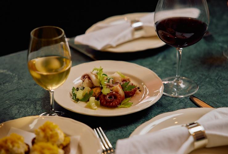 Insalata di mare - a seafood salad at Osteria Mucca, Sydney, New South Wales © Osteria Mucca