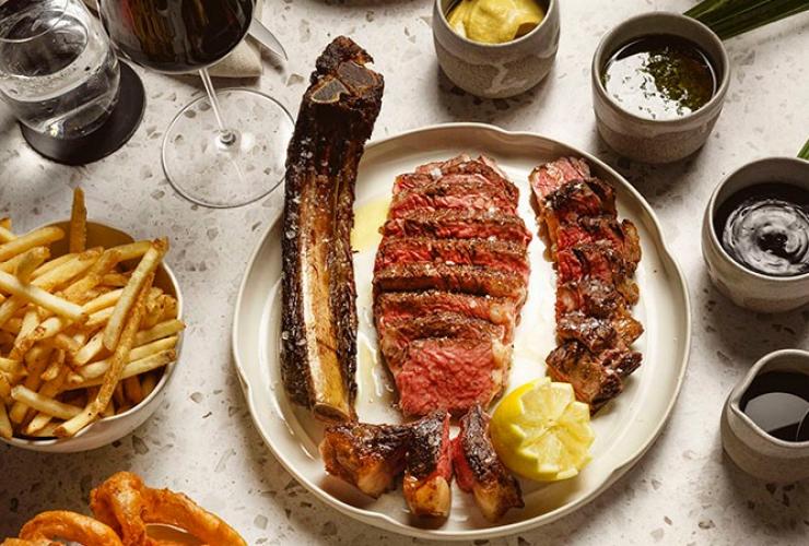 Coppertree Farm grass-fed beef ribeye, Hamilton Island, Queensland © Christopher Pearce