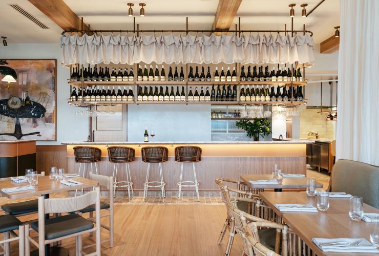 The bar at The Bird in Hand restaurant, Royal Botanical Garden © Adam Gibson