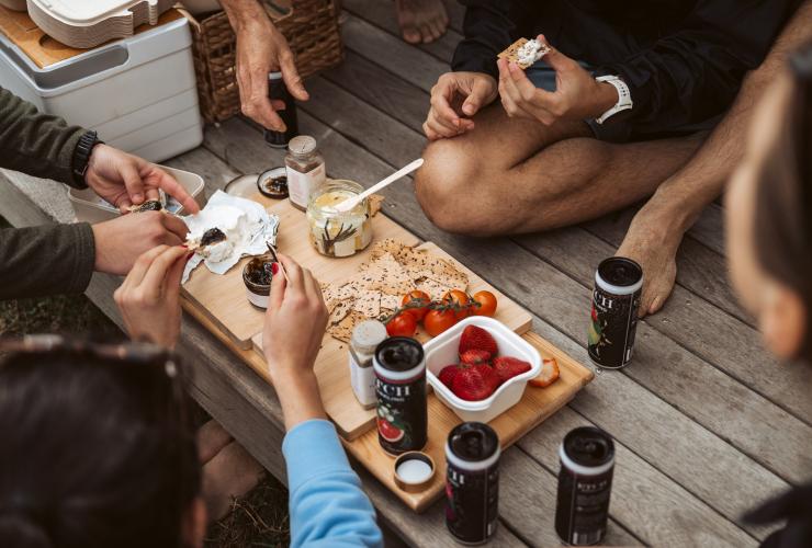 Sampling local delicacies on the Mornington Peninsula © Neisha Breen Photography