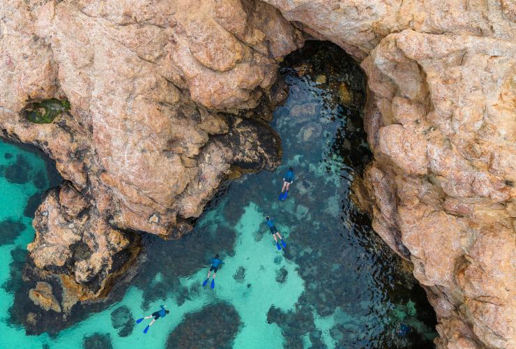 Guided snorkelling on beaches of the Mornington Peninsula © Neisha Breen Photography