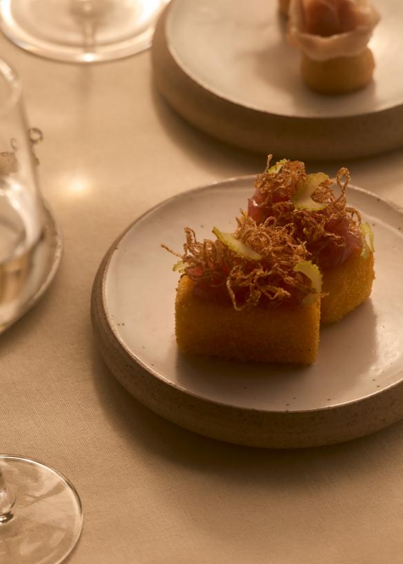 A dish from the menu at Lunetta. © Lillie Thompson