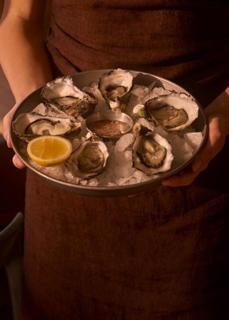 A plate of oysters © Lillie Thompson