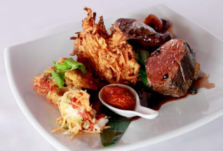 A platter of outback flavours served at Ochre Restaurant