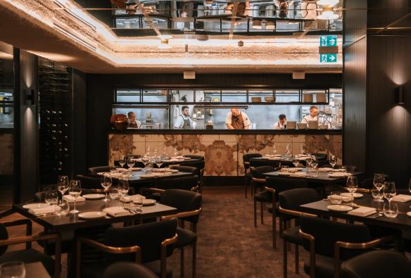 The restaurant at Blackbird Dining and Events. © Arianna Leggeiro